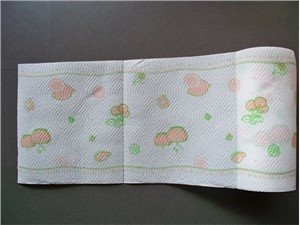 Tovallola de cuina de paper suau estampat amb estampats